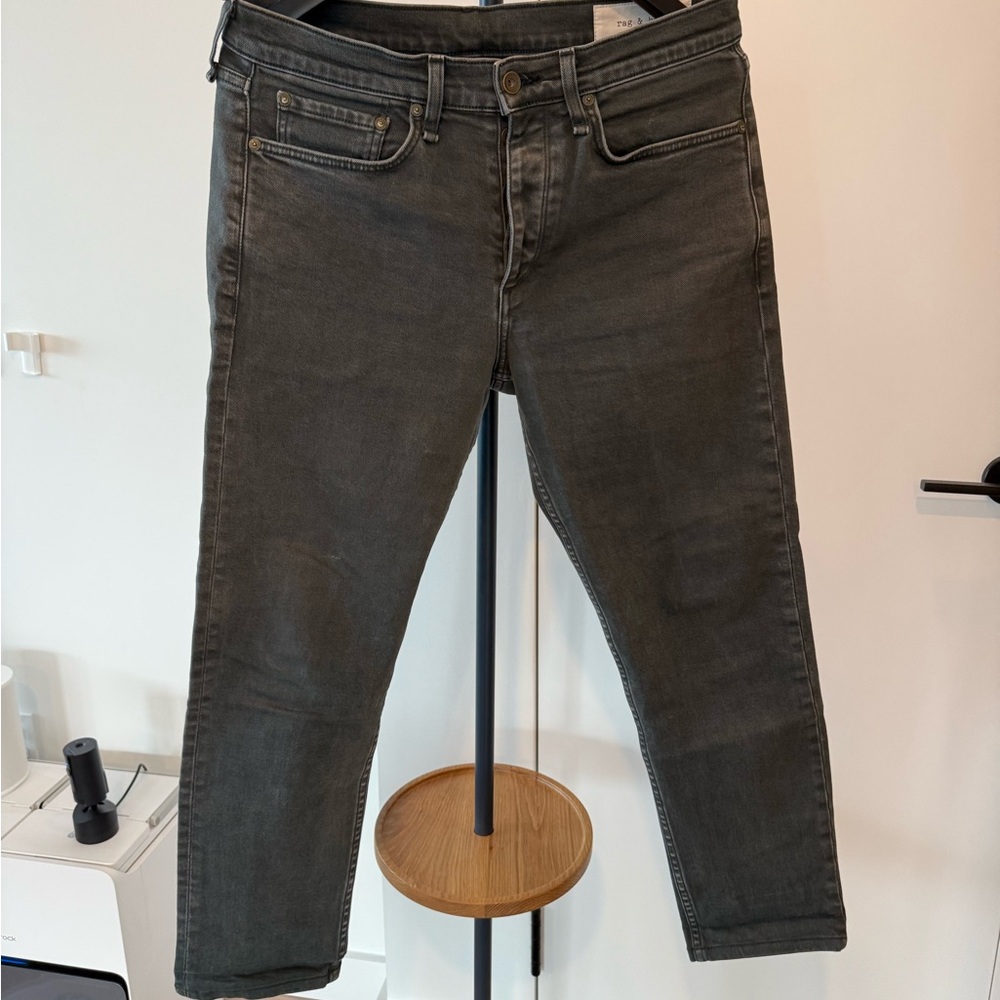 Men's Green/Gray Jeans